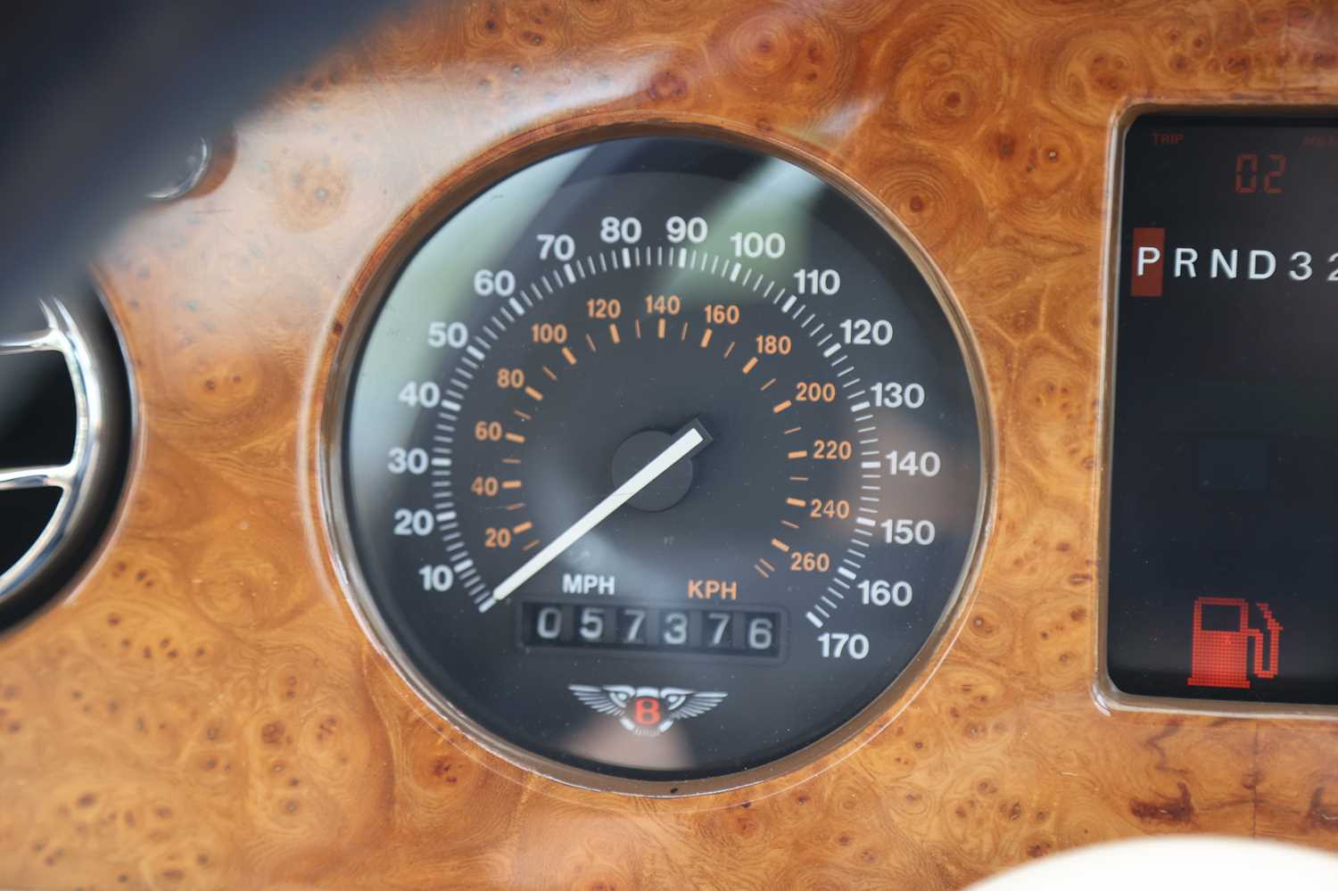 1996 Bentley Continental speedometer