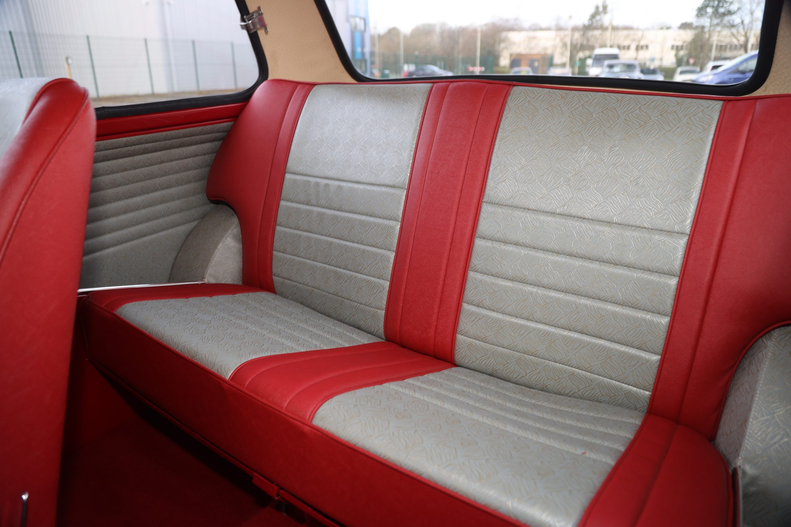 Morris Mini Cooper S rear seat
