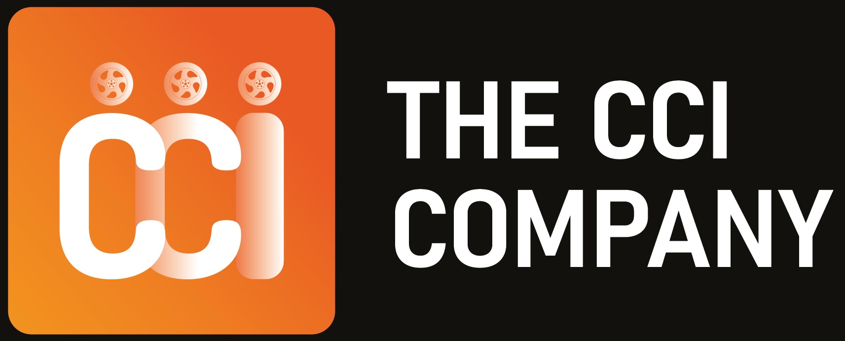 The CCI Company logo black background